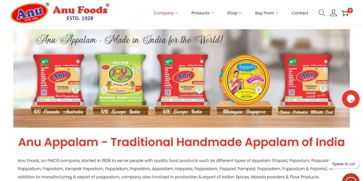 anu foods - Manufacturing Companies in Madurai