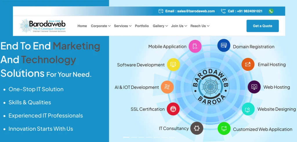 IT Company in Vadodara - Barodaweb