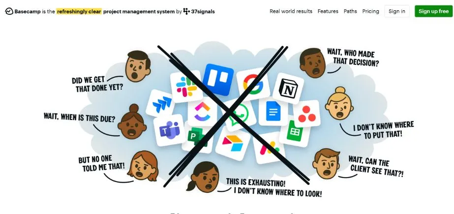 Basecamp - Marketing Project Management Tools