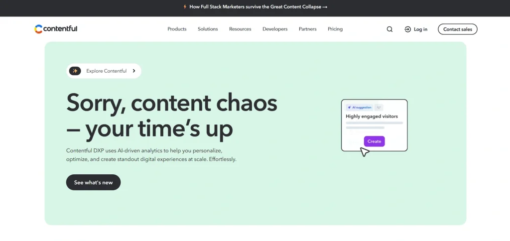 CMS for SEO - Contentful