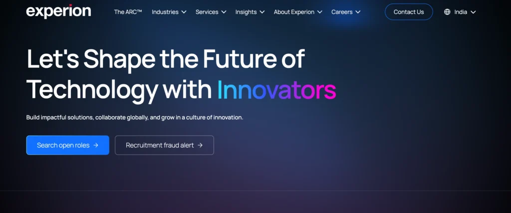 IT Company in kochi - Experion Technologies