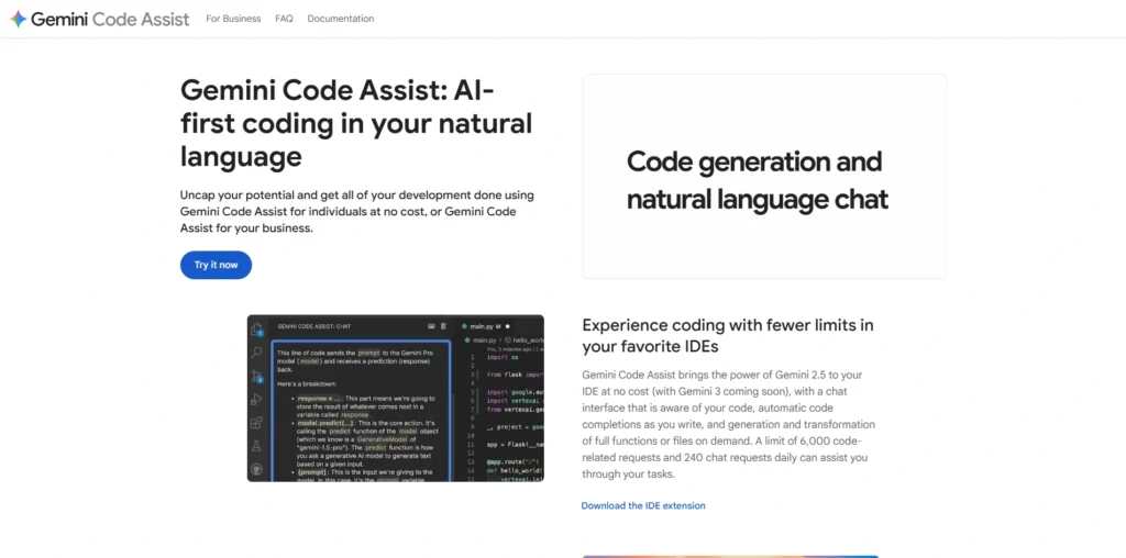 AI Coding Tool - Gemini Code Assist