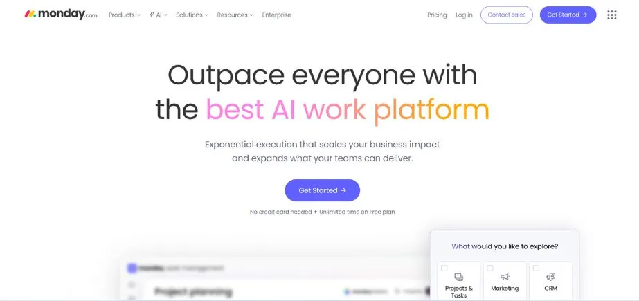 Monday.com - Marketing Project Management Tools