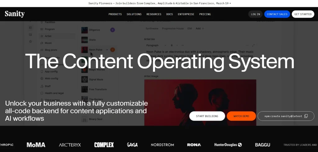 CMS for SEO - Sanity