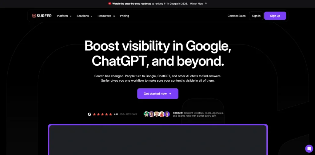 Ahrefs Alternative - SurferSEO