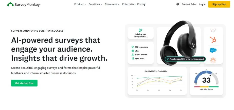 SurveyMonkey - Free Online Quiz Makers