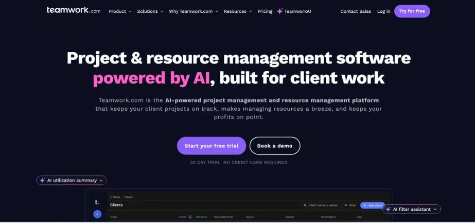 Teamwork - Marketing Project Management Tools
