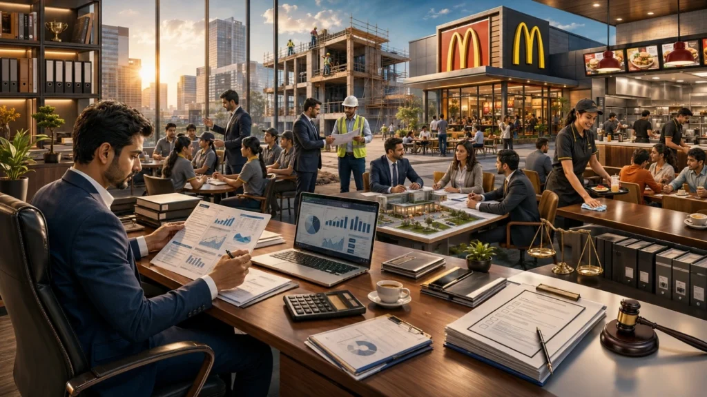 Mcdonalds franchise cost in india