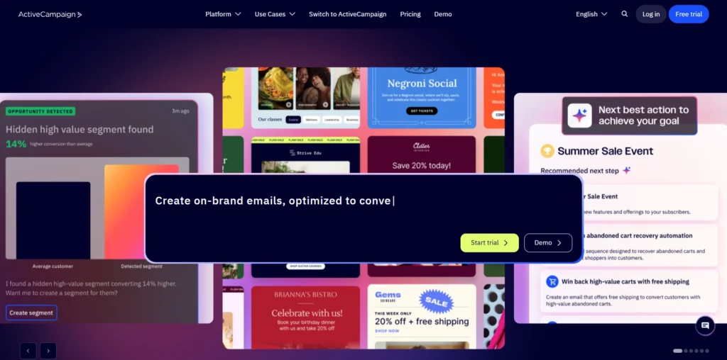 CRM Software for Startups - ActiveCampaign