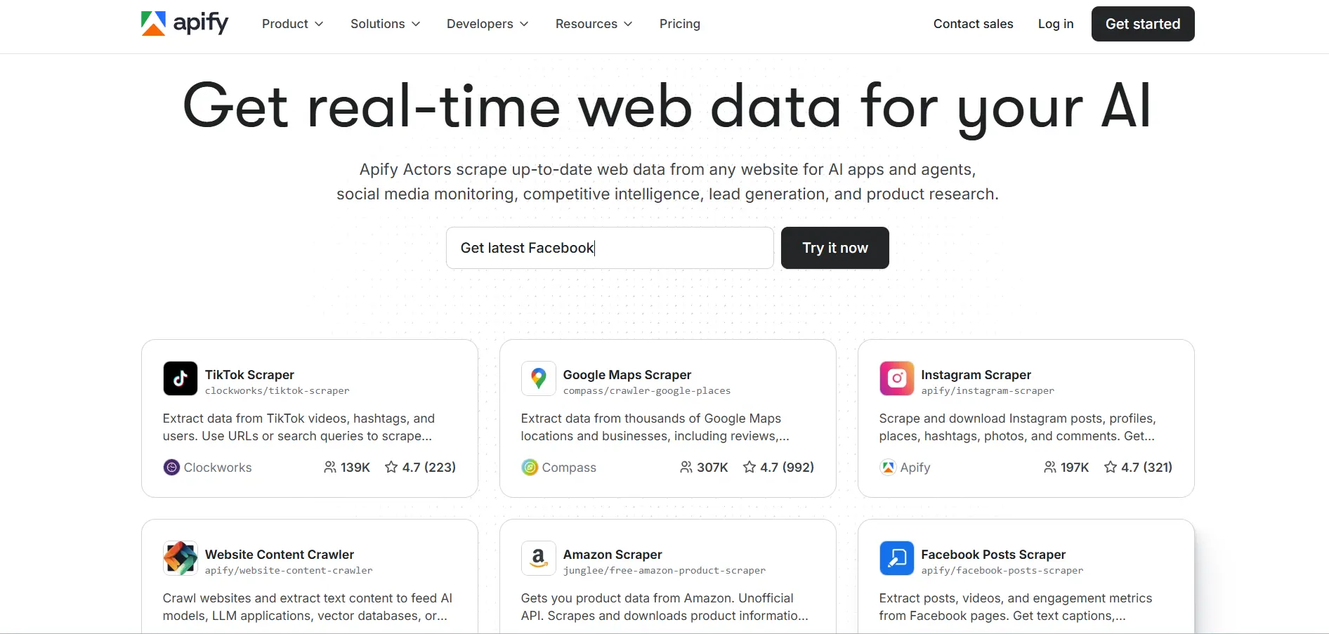 Data Extraction Tool- Apify