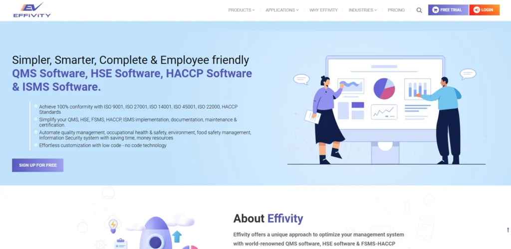 Quality Management System software - Effivity QMS