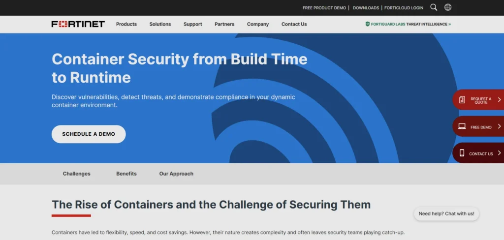 Container Scanning Tool - Fortinet Container Security