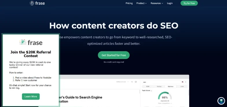 Frase - Content Optimization Tool