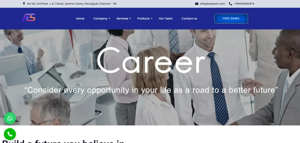  IT Company in Perungudi- F⁠ues Technolog⁠y Solution​s