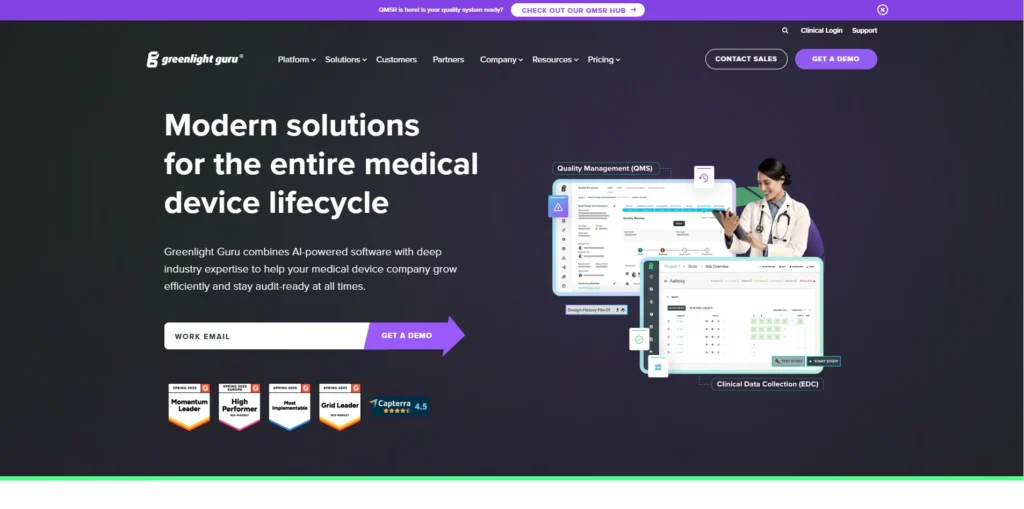 Quality Management System software - Greenlight Guru