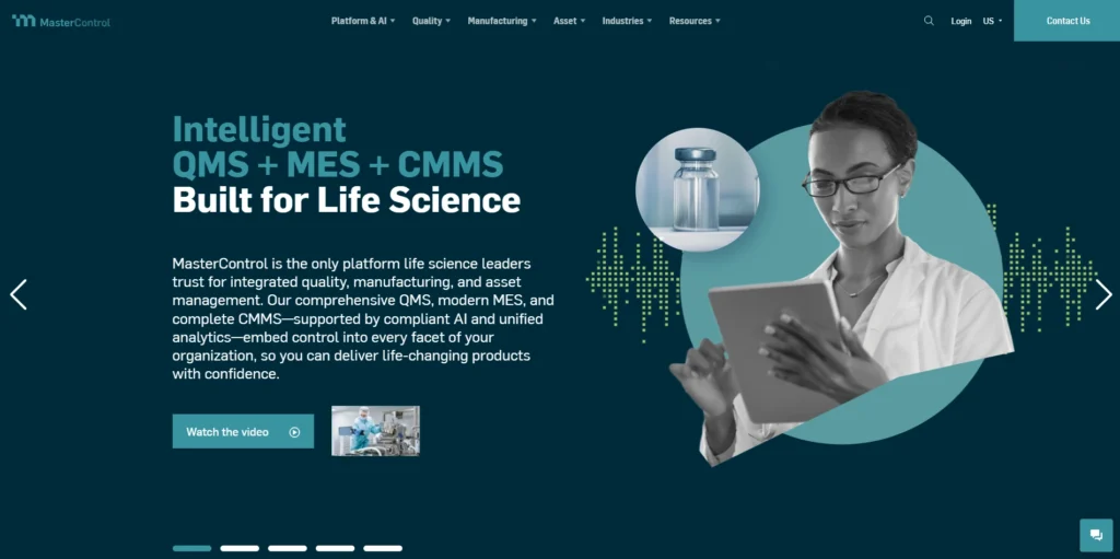 Quality Management System software - MasterControl