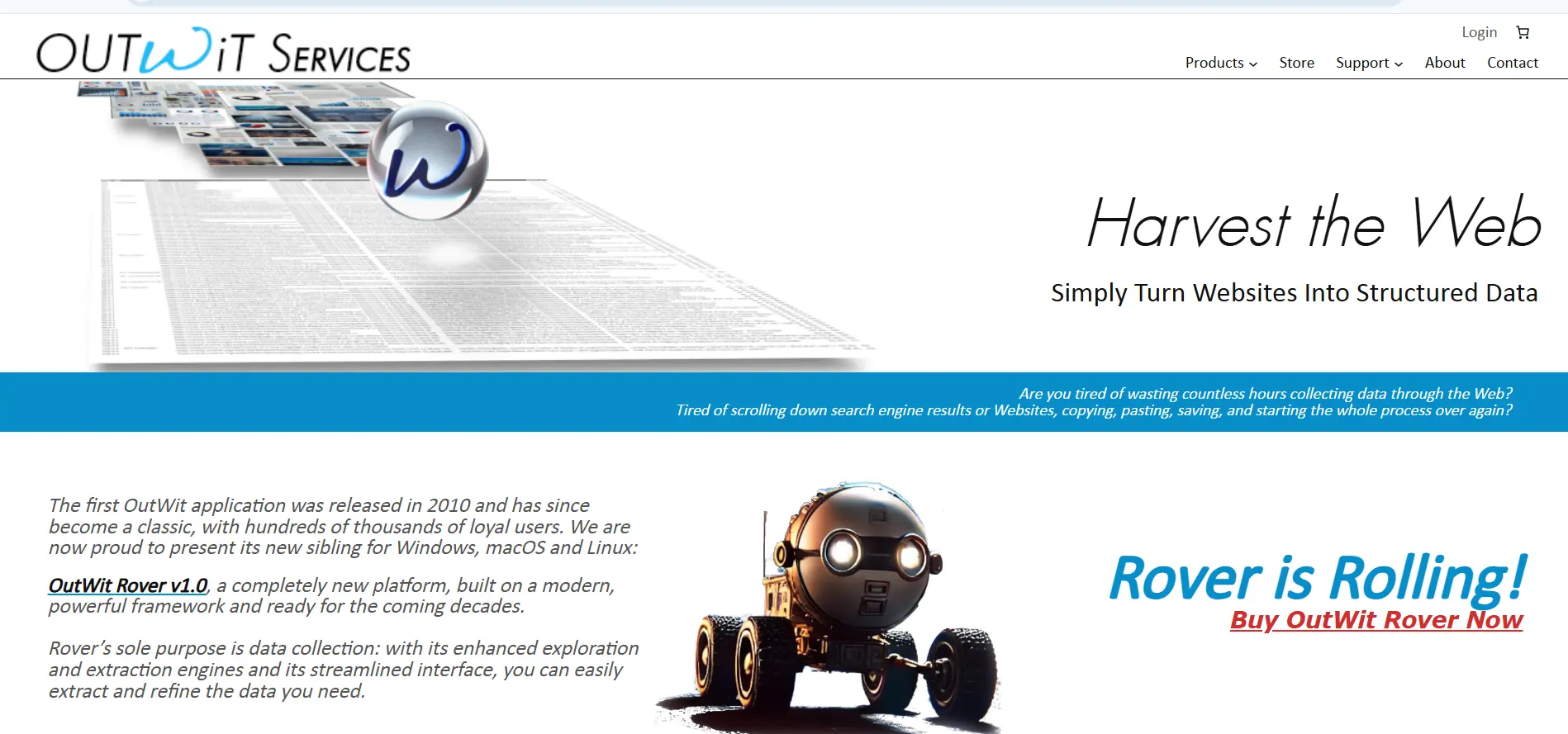 Data Extraction Tool- OutWit Hub