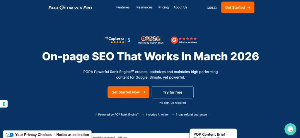 PageOptimizer Pro - Content Optimization Tool