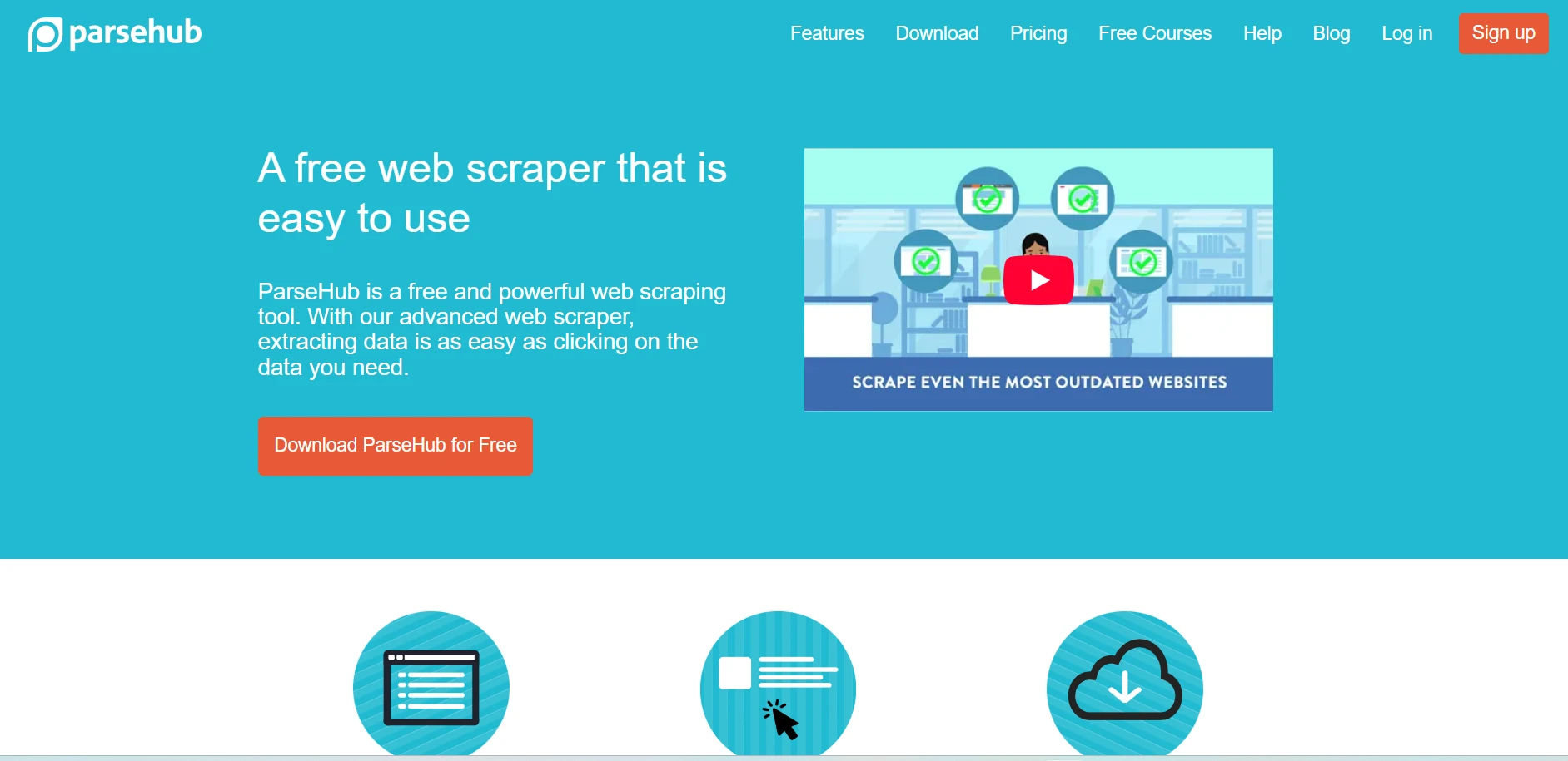 Data Extraction Tool - Parsehub