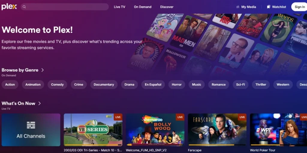 Plex - YouTube TV Alternatives