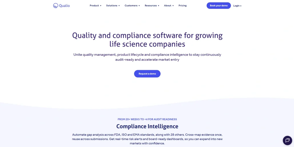 Quality Management System software - Qualio