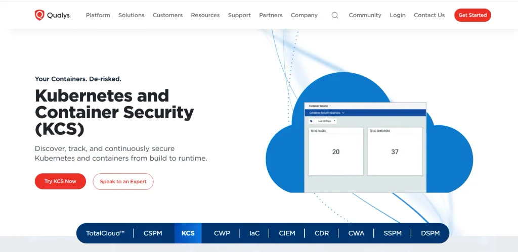 Container Scanning Tool- Qualys Cont​a​i‍ner Security