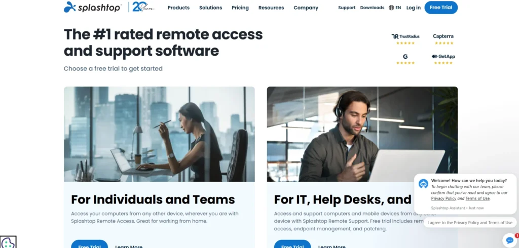 Free Remote Access Software-Splashtop Personal