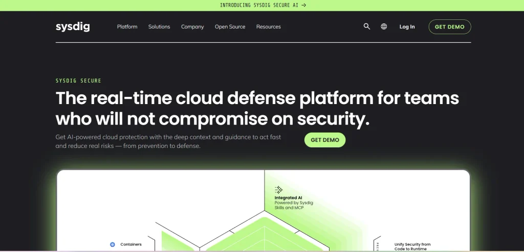 Container Scanning Tool- Sysdig​ Secure