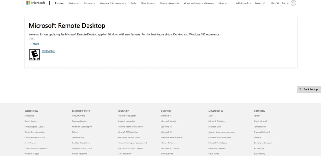 Free Remote Access Software-Windows Remote Desktop