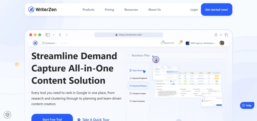 WriterZen - Content Optimization Tool