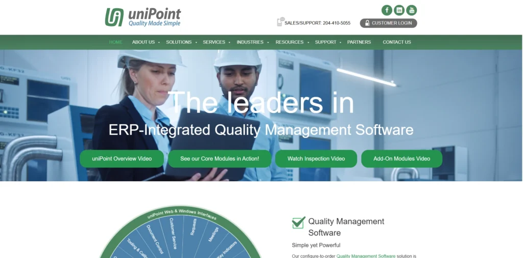 Quality Management System software - uniPoint QMS