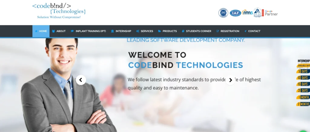 IT Company in Karur - CodeBind Technologies