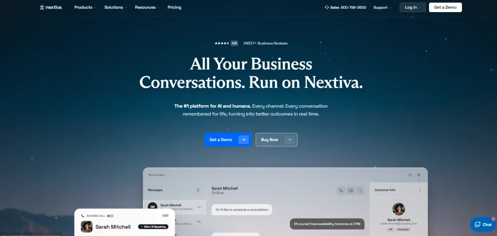 Cloud Calling Software- Nextiva