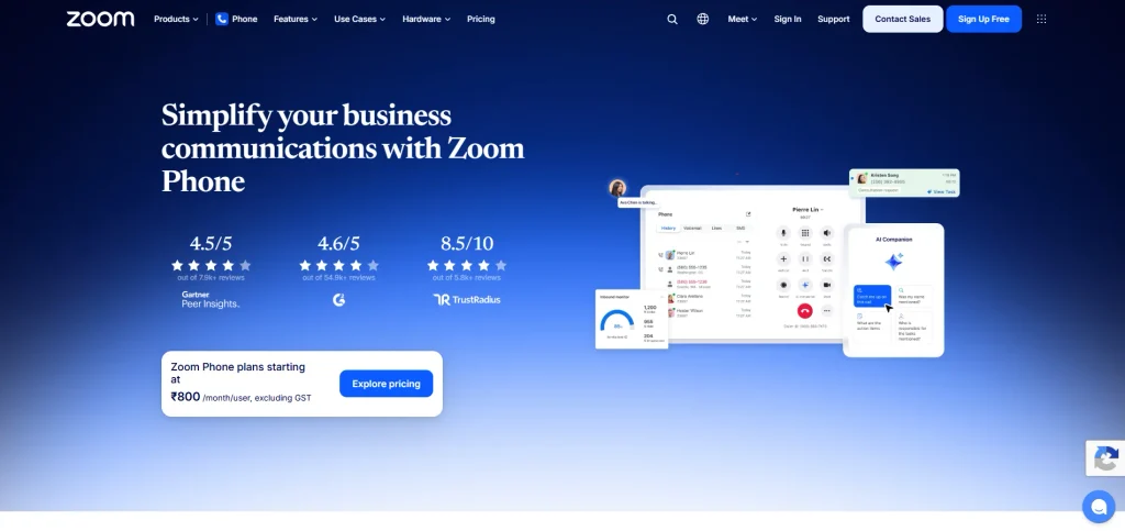 Cloud Calling Software- Zoom Phone