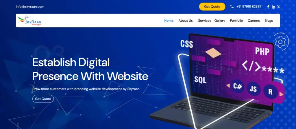 IT Company in Karur - ⁠Skyraan Technol‌og​ies