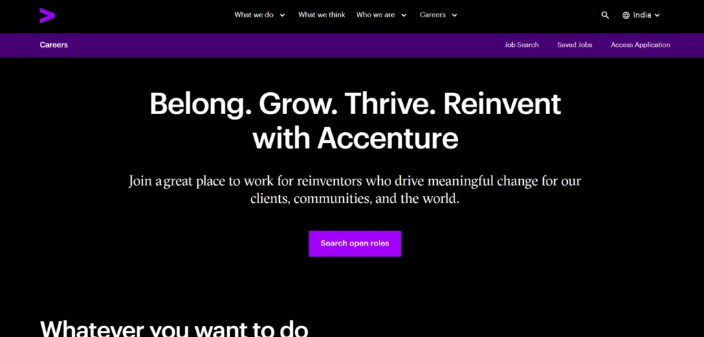 MNC Company in India- Accenture India