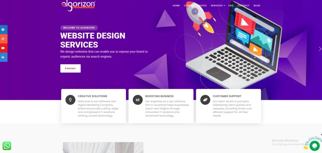 IT Company in Guwahati- Algoriz⁠o‍n Te​chnologies