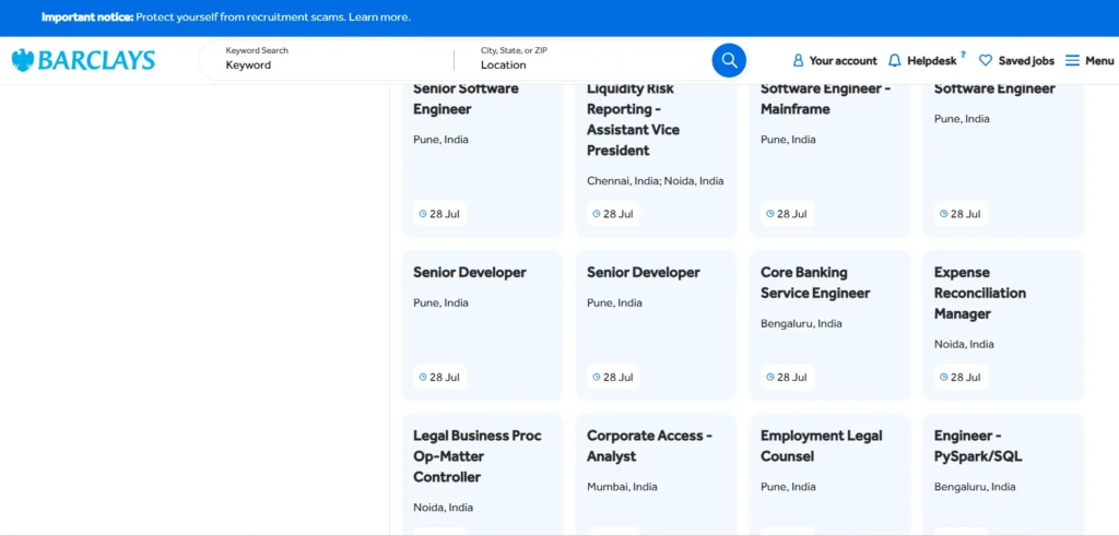  MNC Company in India- Barclays India