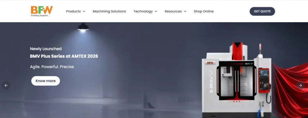 Manufacturing Company in Peenya - Bharat Fritz Werner