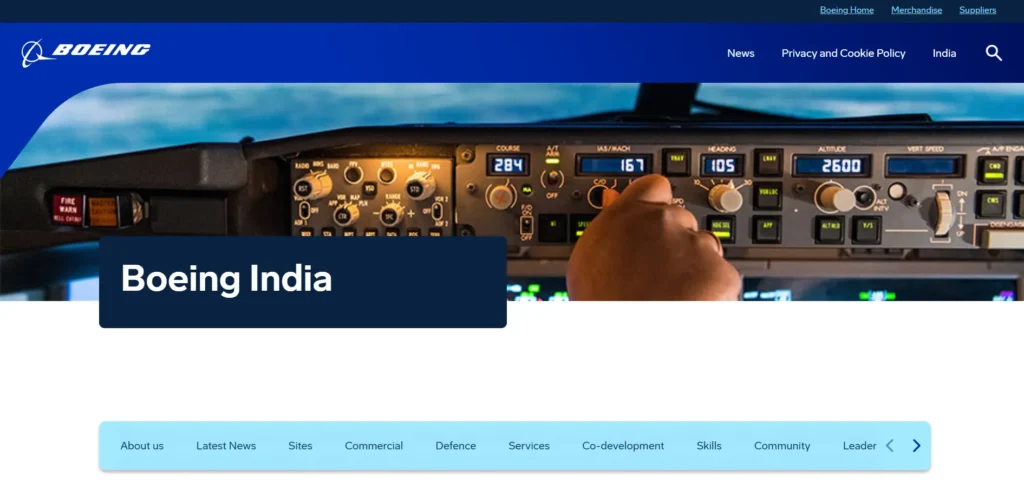 Manufacturing Company in Hyderabad- Boeing Indi‍a