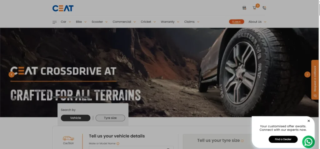  Manufacturing Company in Nashik- CEAT Tyres