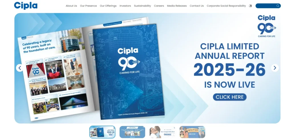 Manufacturing Company in Nashik- Cipla Ltd