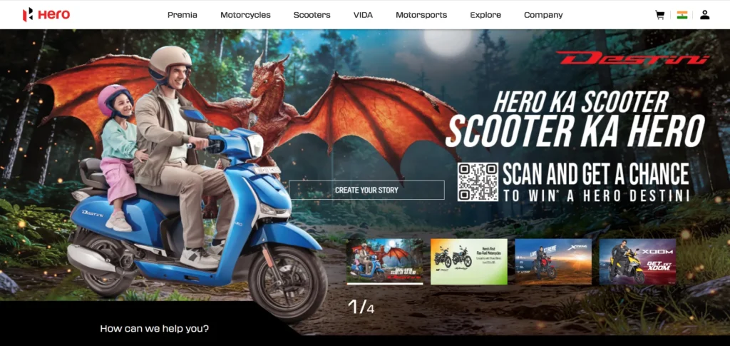 Manufacturing Company in India-  Hero MotoCorp