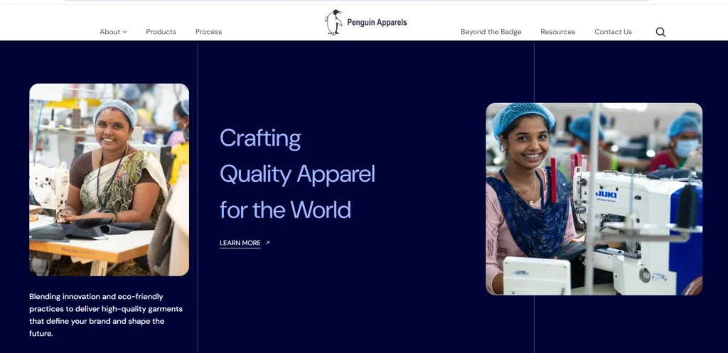 Manufacturing Company in Madurai- Penguin Ap⁠pare‍ls Priva​te Limited