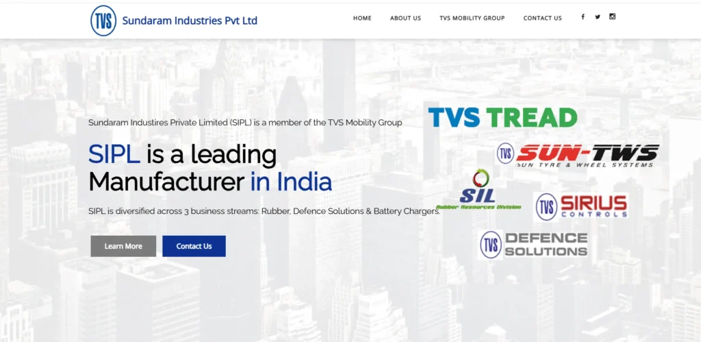 Manufacturing Company in Madurai- Sundaram Industries Private⁠ Limited