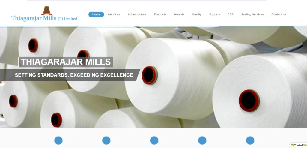Manufacturing Company in Madurai- Thiagarajar Mills Limited