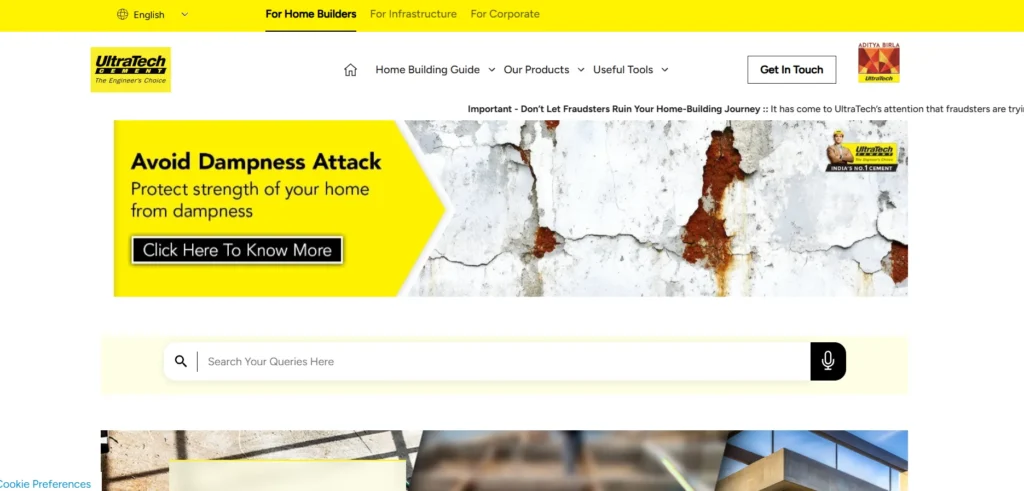 Manufacturing Company in India-  UltraTech Cement