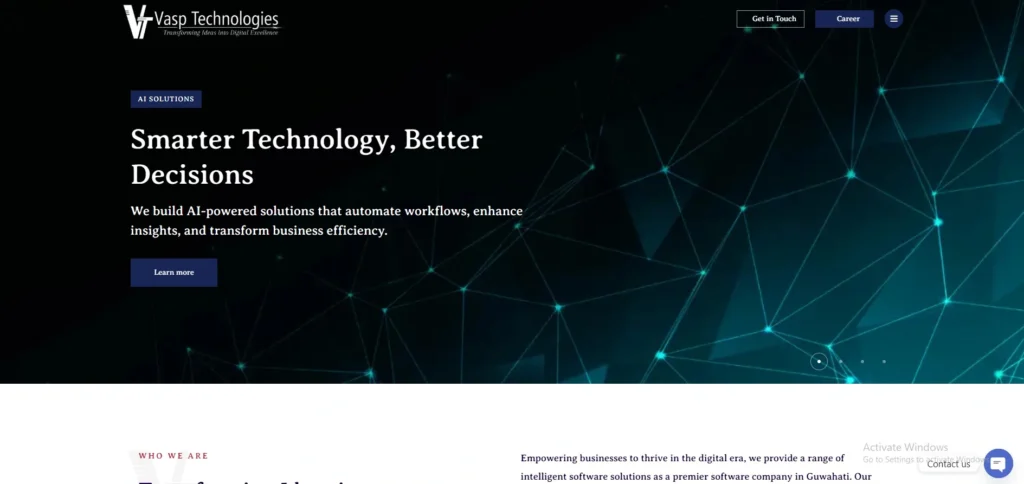 IT Company in Guwahati-  VASP Tech⁠nologies