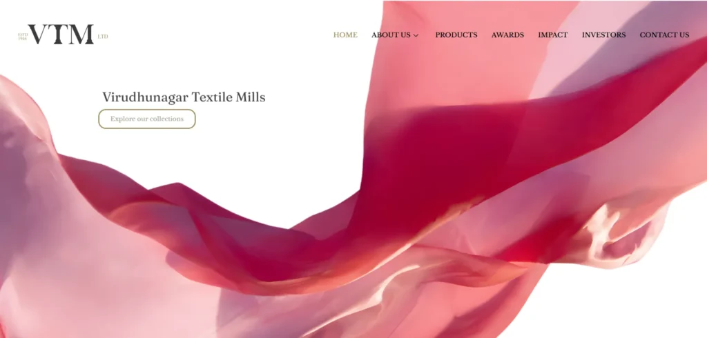  Manufacturing Company in Madurai- VTM Li‌m‍it‍ed‌ (Ve‌ejay Textile‍ Mil‌ls)