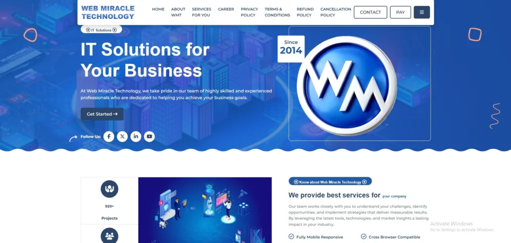 IT Company in Kanpur-  Web Miracle Technology